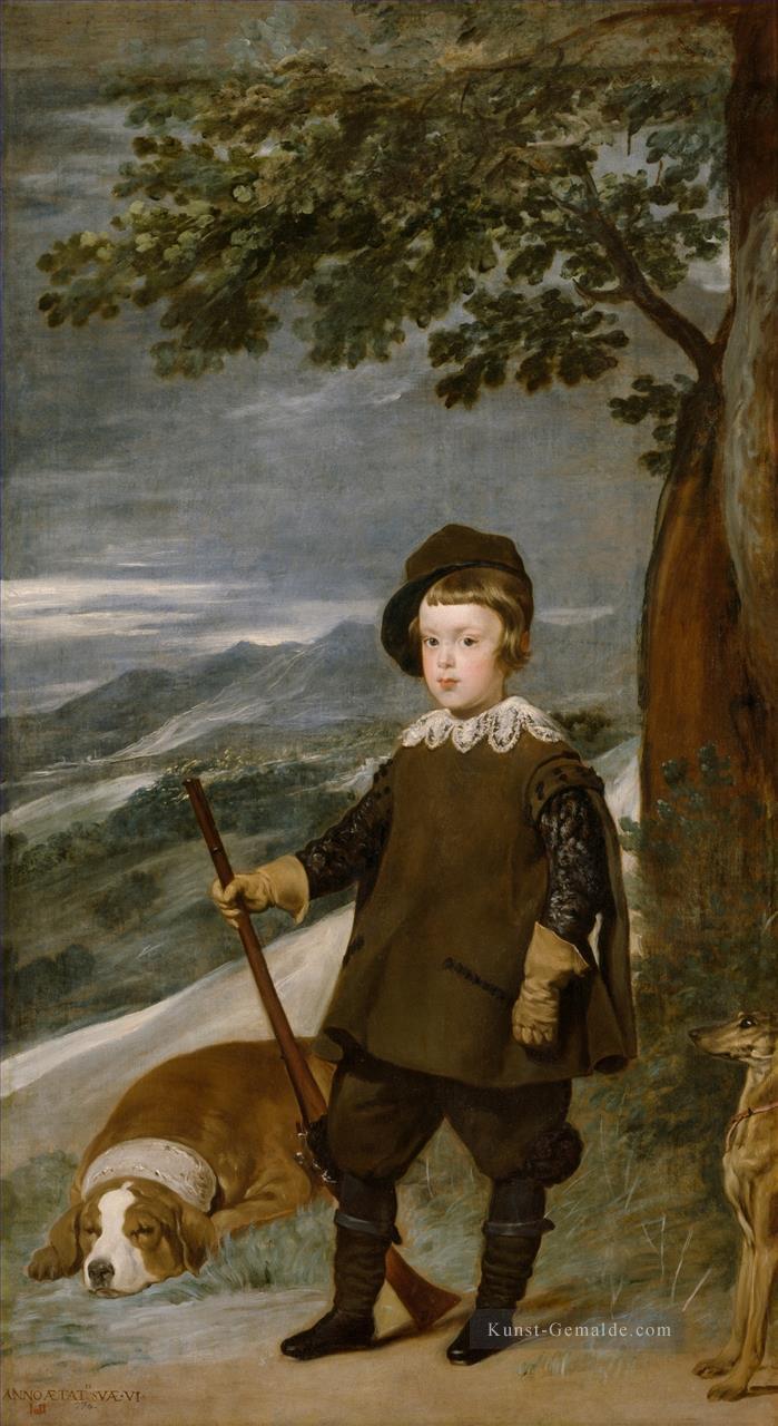 Prinz Baltasar Carlos als Hunter Porträt Diego Velázquez Ölgemälde